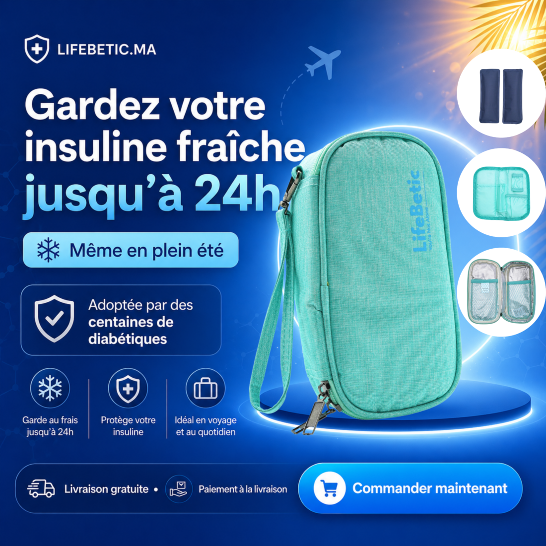 Trousse LifeBetic – Transport d’insuline sécurisé & stylé - Livraison gratuite